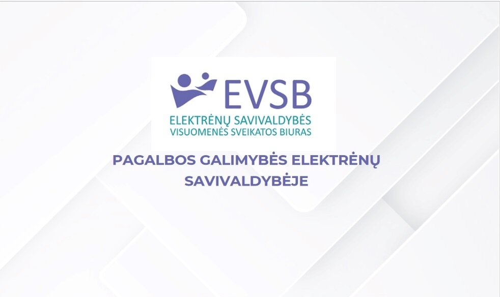 PAGALBOS GALIMYBĖS ELEKTRĖNŲ SAVIVALDYBĖJE